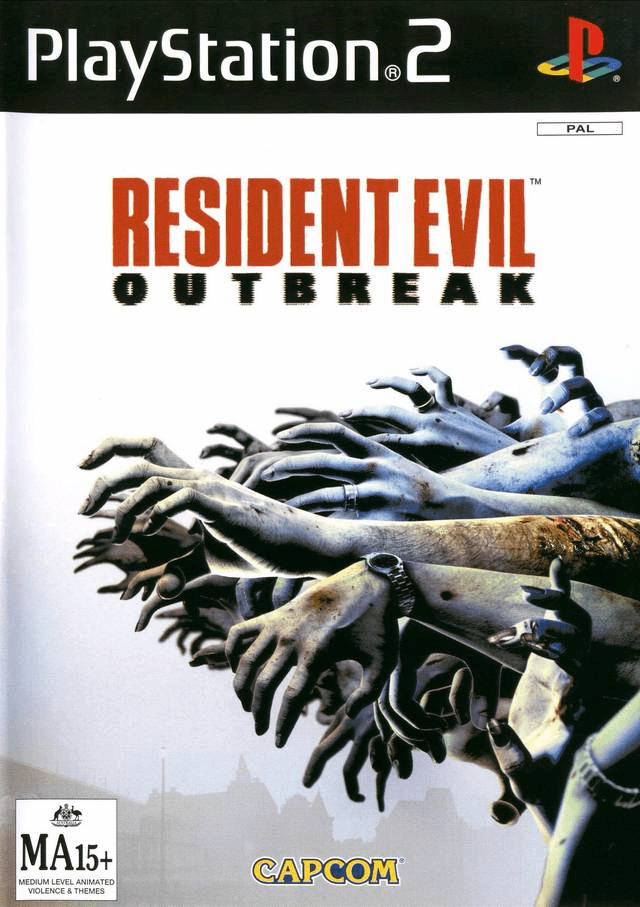 Resident Evil Outbreak box art for Playstation 2